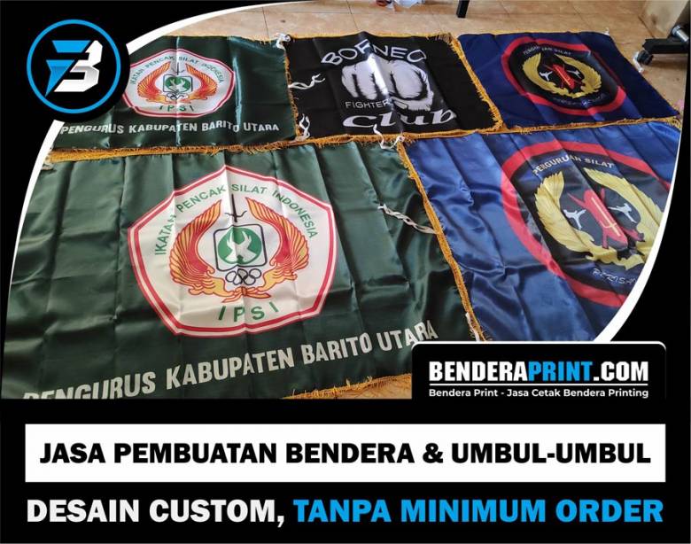 Tempat Cetak Bendera Custom Murah di BENDERAPRINT.com